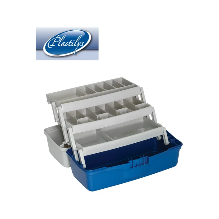 BOITE DE PECHE PLASTILYS 3 PLATEAUX PIVOTANTS