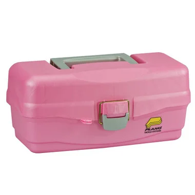 Boîte de pêche pour jeunes Plano avec plateau amovible – Rose – PMC500089