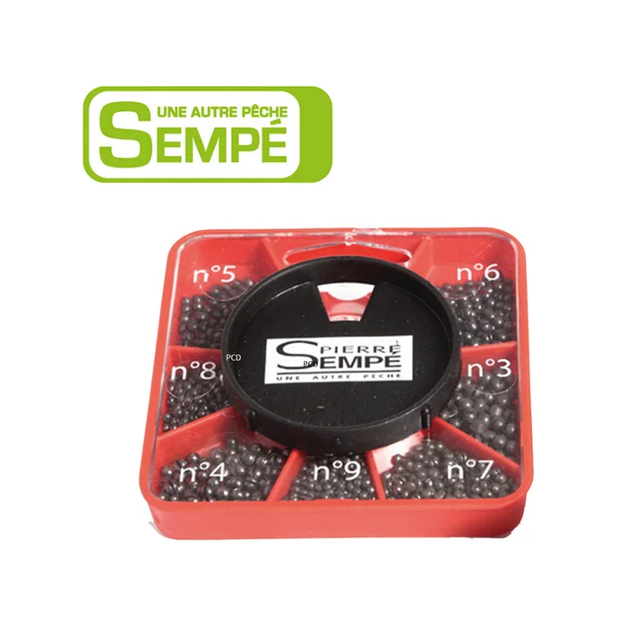 BOITE DE PLOMBS NATURELS PIERRE SEMPE 7 CASES