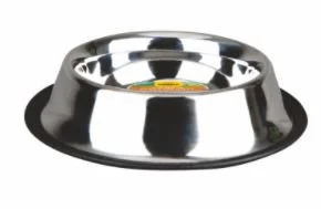 Bol antidérapant en acier inoxydable de 24 oz pour animaux de compagnie