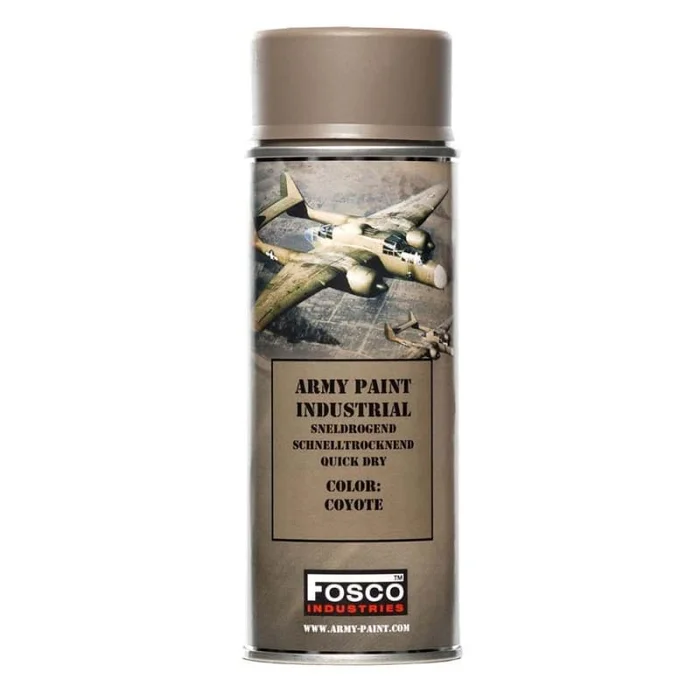 Bombe de peinture militaire (400 ml) Coyote
