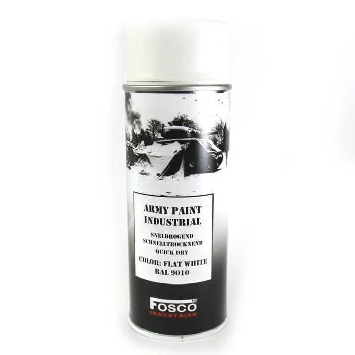 Bombe de peinture militaire (400 ml) Flat White