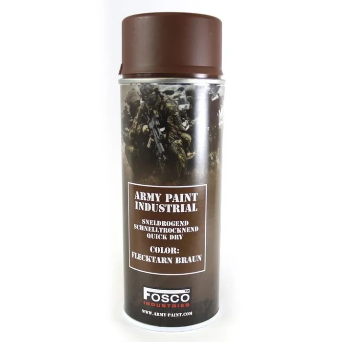Bombe de peinture militaire (400 ml) Flecktarn Braun