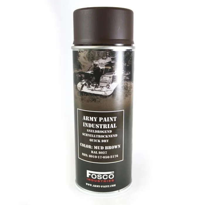 Bombe de peinture militaire (400 ml) Mud Brown