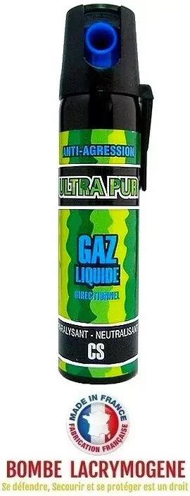 Bombe lacrymogène 75ml aérosol spray lacrymo – GAZ CS