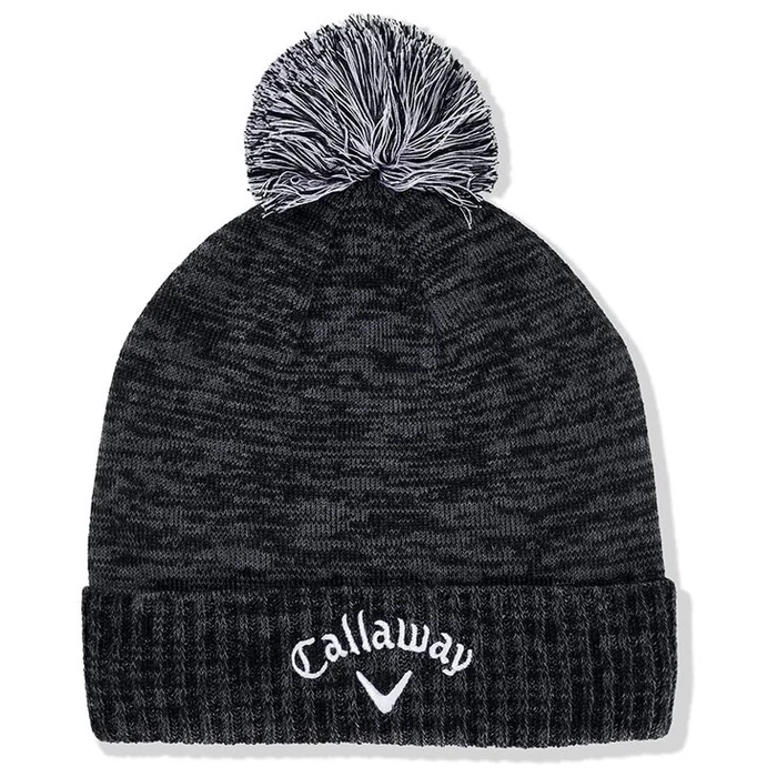 Bonnet Callaway Golf TA Pom Beanie Black