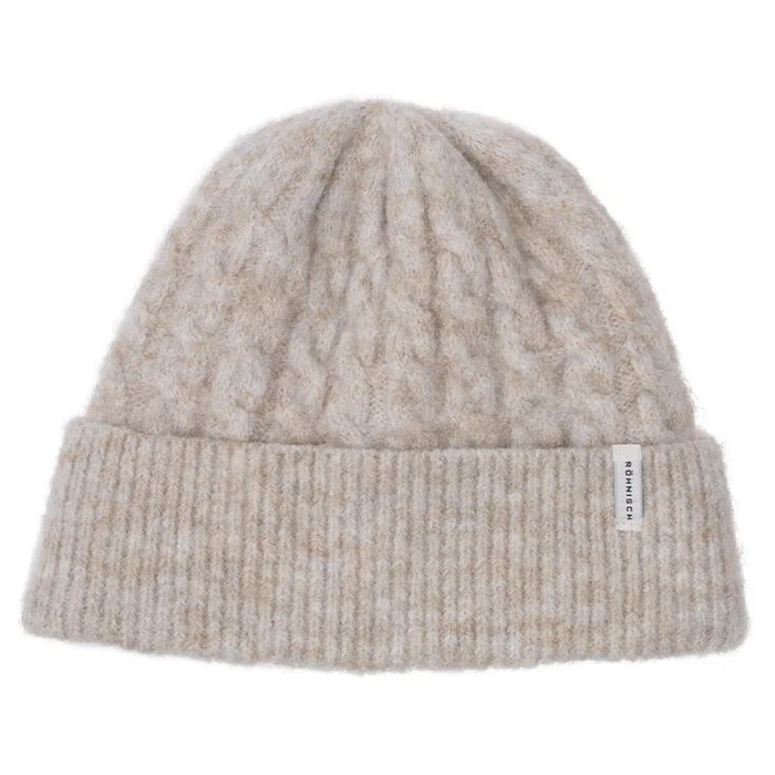 Bonnet Rohnisch Cable Lined Beanie Oatmeal