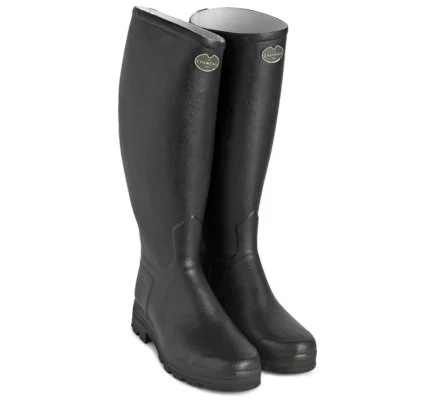 Bottes cuir Noir Saint-Hubert femme LE CHAMEAU – Image 2