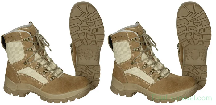 Bottes de combat Bundeswehr Hommes Haix, Warm Weather, Goretex, Desert