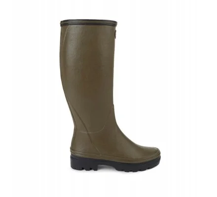 Bottes femme Giverny doublées Jersey vert chameau LE CHAMEAU – Image 2