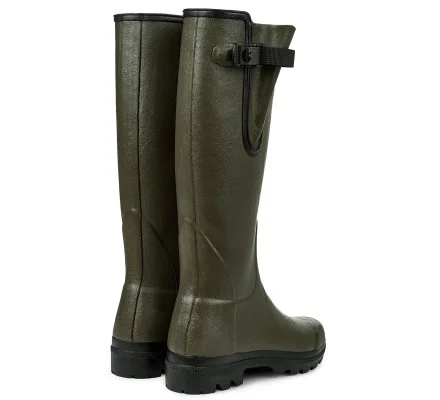 Bottes femme vert foncé Vierzon doublées jersey LE CHAMEAU – Image 3
