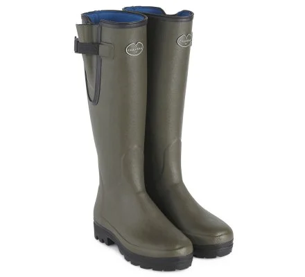 Bottes néoprène femme vert chameau Vierzonord LE CHAMEAU – Image 3