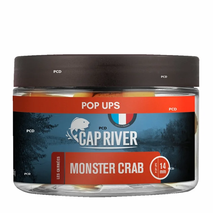Bouillettes Flottantes Cap River Pop Ups Monster Crabe Orange