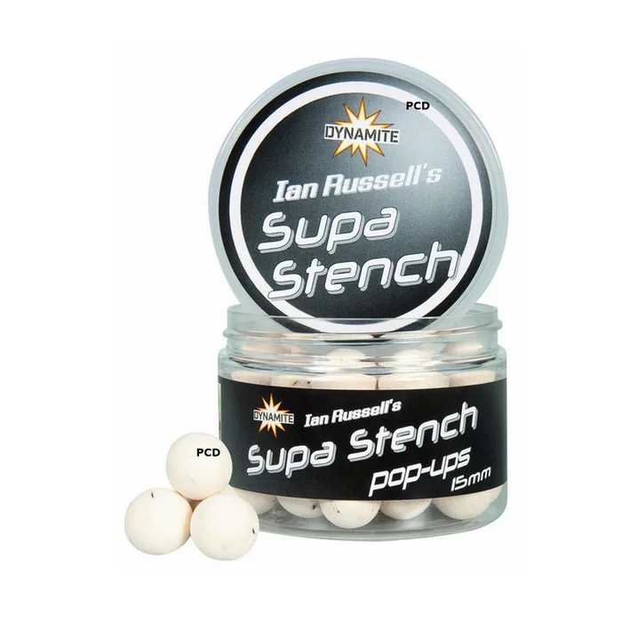 Bouillettes Flottantes Dynamite Baits 100G 12MM Ian Russell’s Supa Stench Pop-Ups