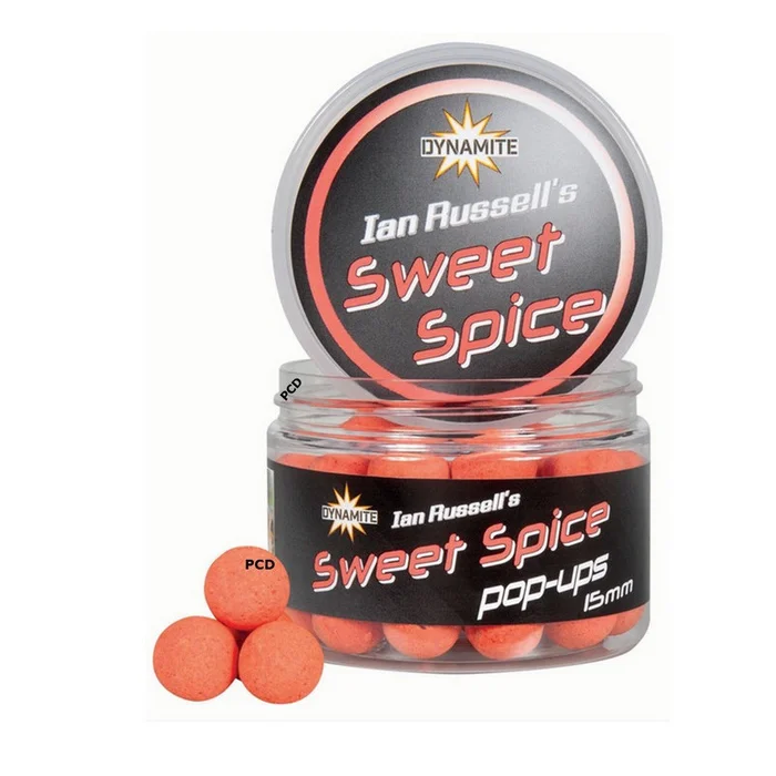 Bouillettes Flottantes Dynamite Baits 100G 15MM Ian Russell’s Sweet Spice Pop-Ups