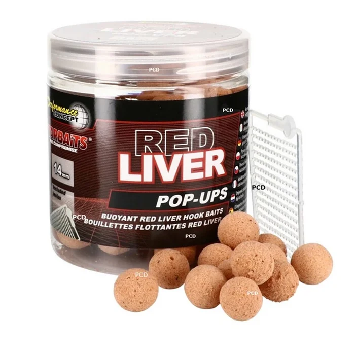 Bouillettes Flottantes Starbaits Performance Concept Red Liver 50G