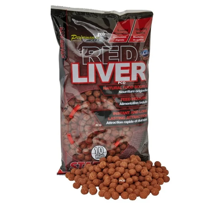 Bouillettes Starbaits Performance Concept Red Liver 2KG