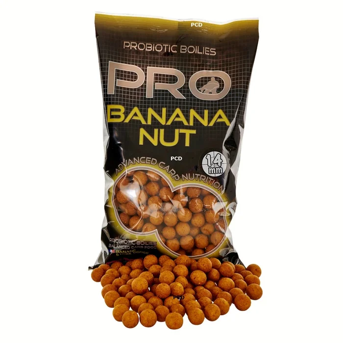 Bouillettes Starbaits Probiotic Pro Banana Nut Bolies 800G