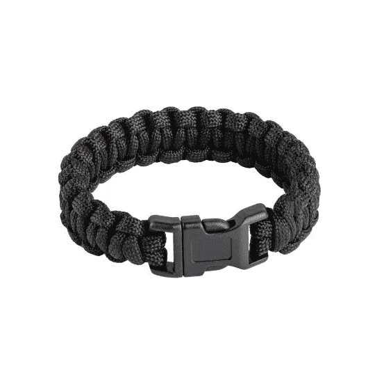 Bracelet de Survie Paracorde Noir