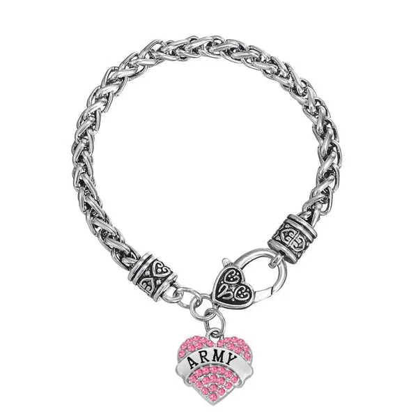 BRACELET MILITAIRE – AMOUR MILITAIRE (ARGENT)