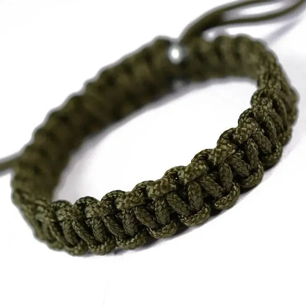 BRACELET MILITAIRE – TRESSES (COTON SOUPLE)