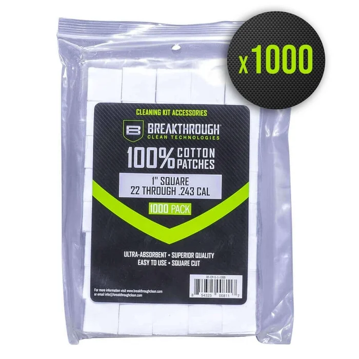 BRE-BT-CP-S-1-1000 – Breakthrough Patchs calibre 2.5 x 2.5 cm