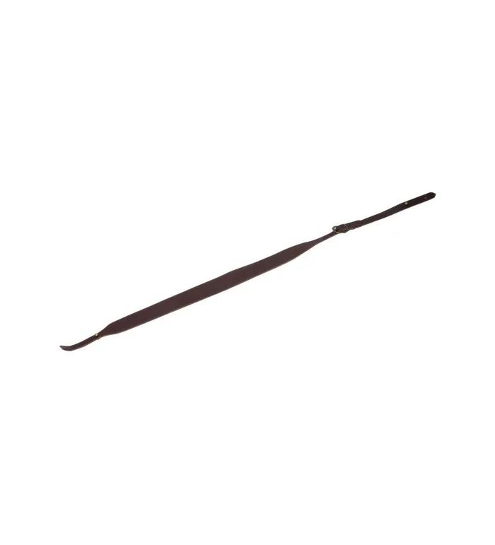 Bretelle carabine croute avec antidérapant