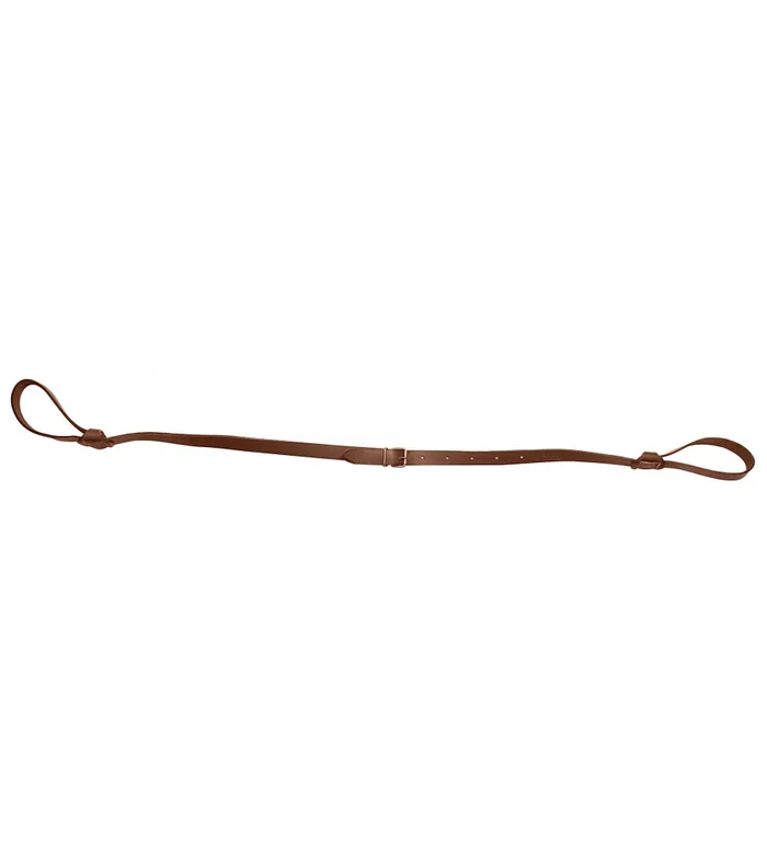 Bretelle cuir pleine fleur double lasso plate – Country Sellerie