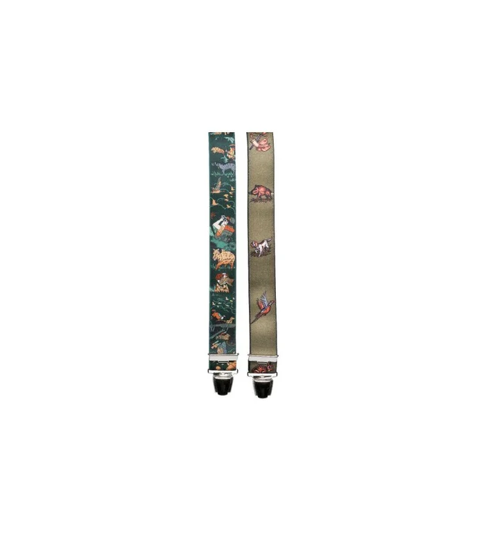 Bretelle élastique motif chasse