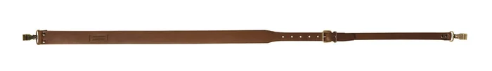 Bretelle fusil en cuir pleine fleur, mousquetons – Country Sellerie