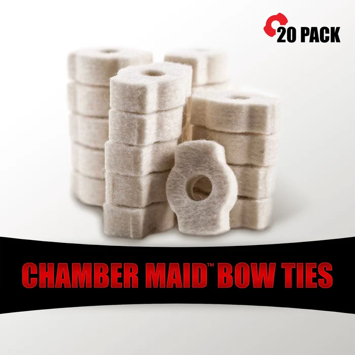 BTCMS-20 – PROSHOT Chamber Maid Bow Tie (Bolt Action Rifle) Cleaning Swabs 20 Pack