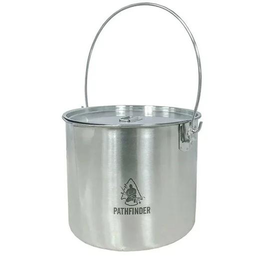 Bushpot Pathfinder en acier inoxydable avec couvercle (3,5L)