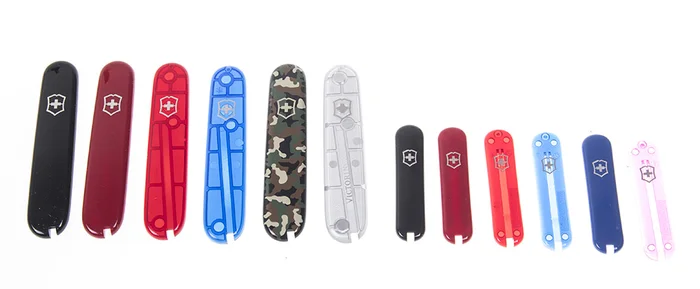 C.3607.T4 + C.3607.T3 VICTORINOX paire de côtes gris argentés pour modéles standarts