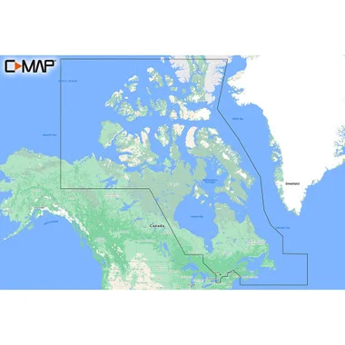 C-MAP m-na-y209-ms carte de la côte nord du Canada