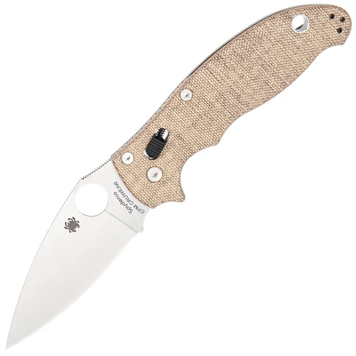 C101MPCW2 – Spyderco Manix 2 Brown Canvas CPM Cru-Wear