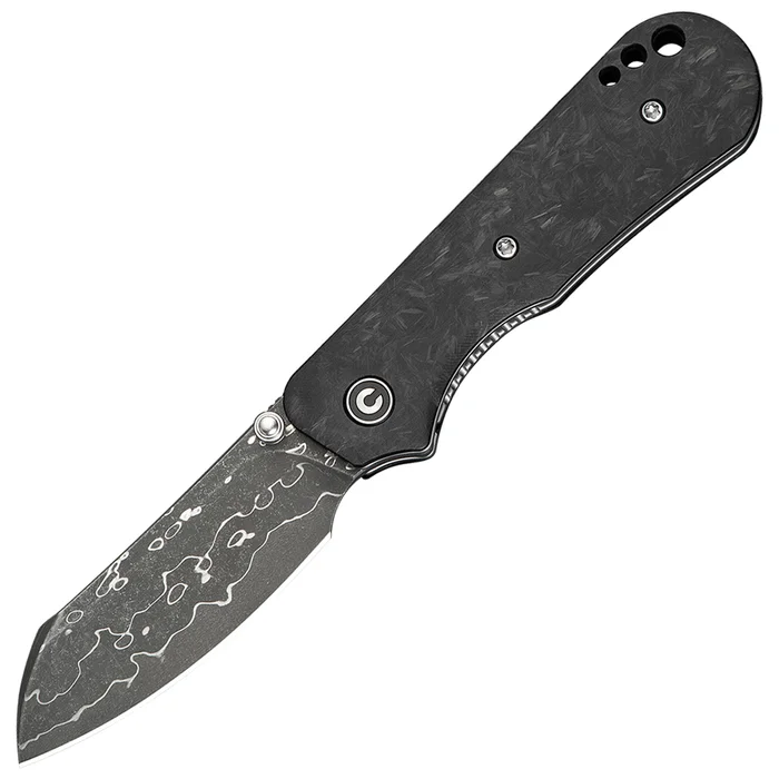C24055-DS1 – Civivi Grabby Damas Shredded Carbon