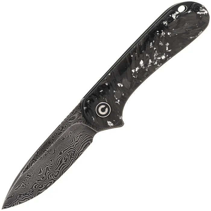 C907C-DS2 – Civivi Elementum Damas Carbone