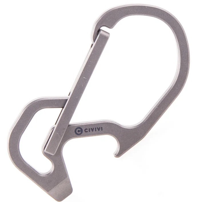 CA-01A – Civivi mousqueton titane
