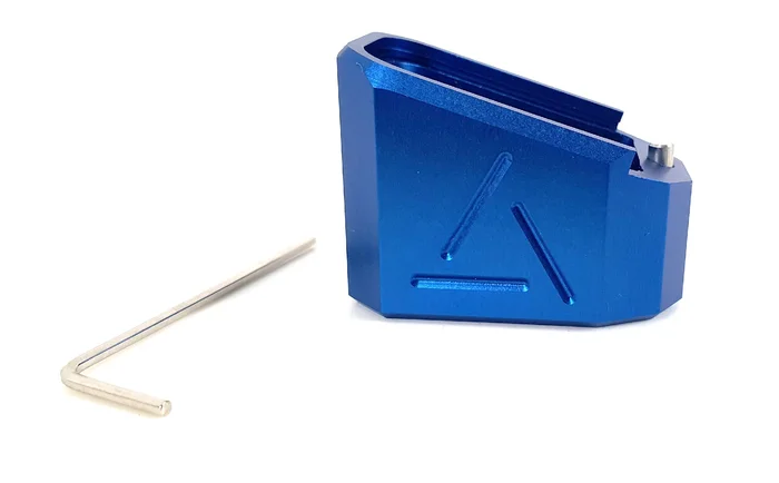 CA00005 – Canik EXTENSION DE CHARGEUR ALU +4 BLEU POUR TP-9