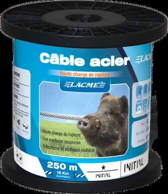 Câble en acier galvanisé 12 brins 250 m