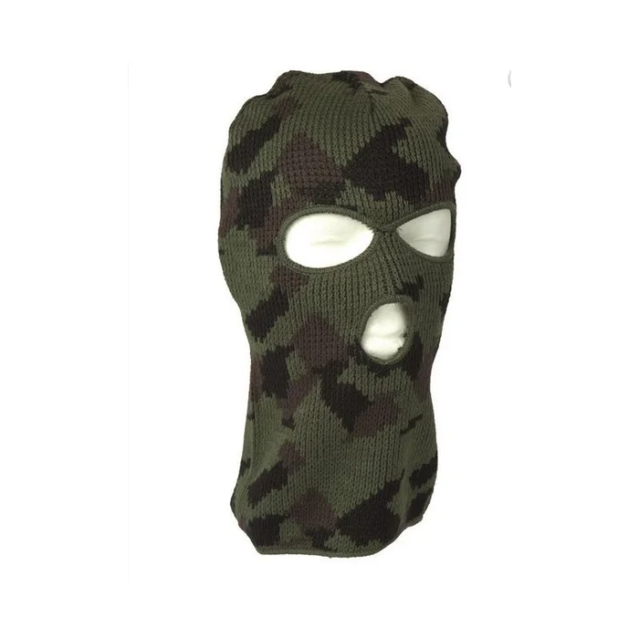 Cagoule 3 trous 100% acrylique Camouflage CE