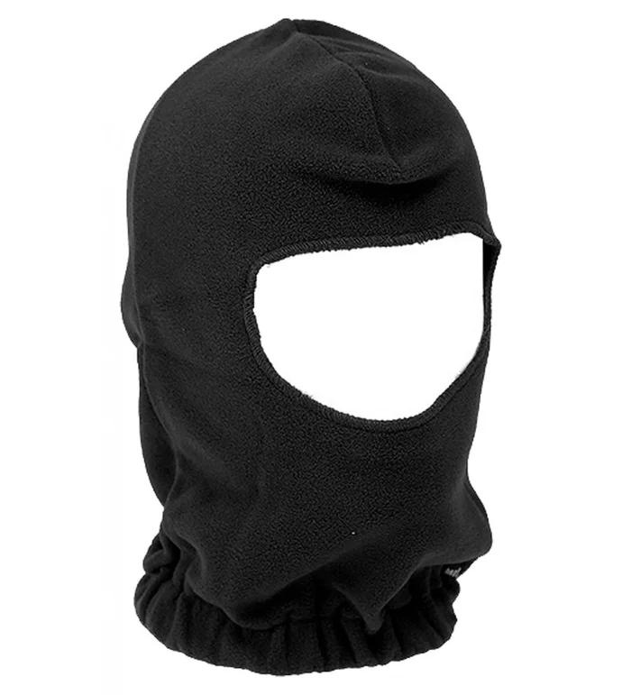 Cagoule polaire 1 trou Noire