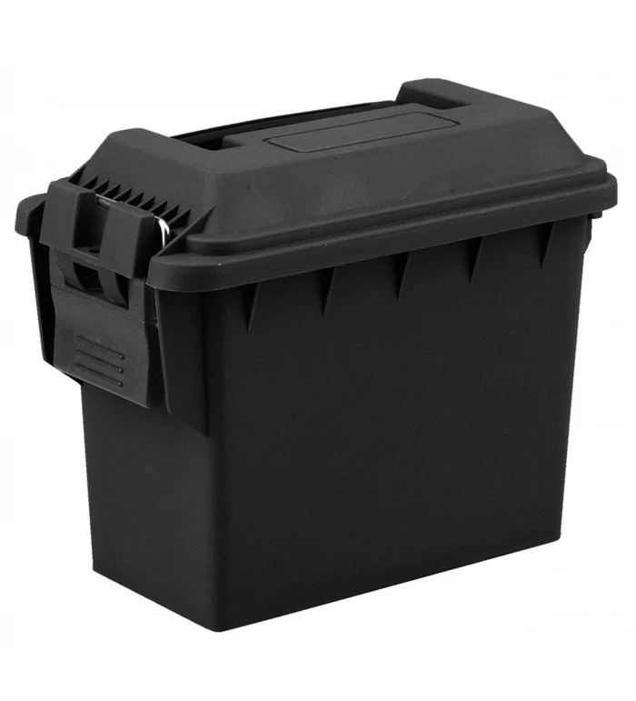 Caisse munition polymère noir 17.5X9X13.5 cm