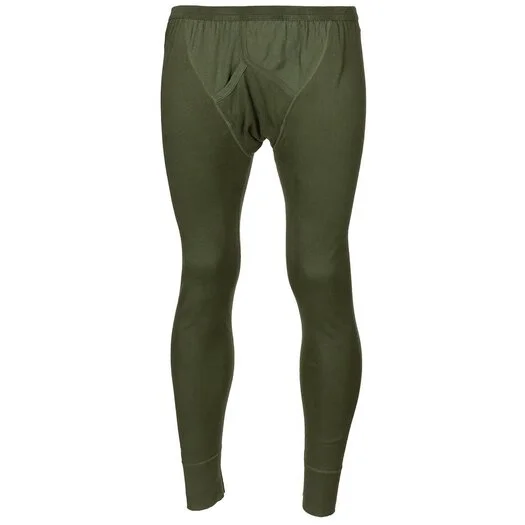 Caleçon long britannique thermique, vert olive