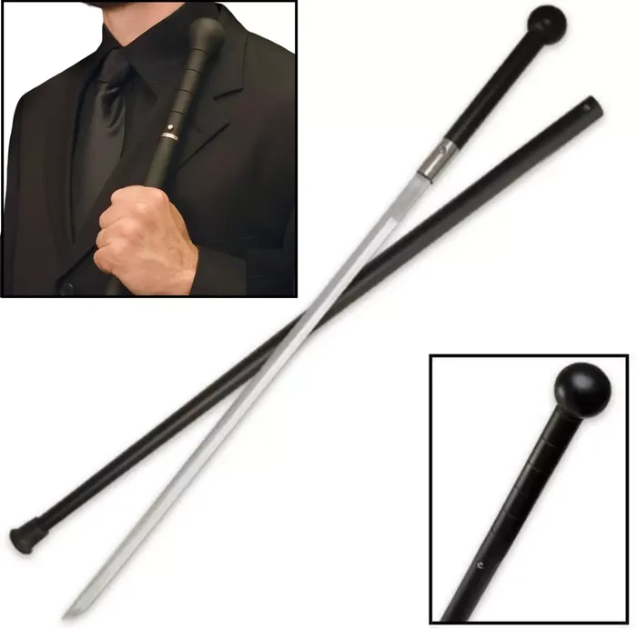 Canne épée haut de gamme bâton de marche 92,5cm