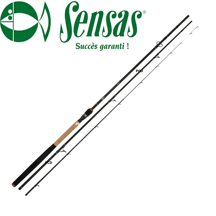 Canne Feeder Sensas Black Arrow 600 13 Pieds H 3 Brins