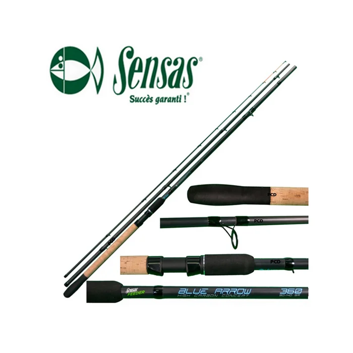 CANNE FEEDER SENSAS BLUE ARROW 12 PIEDS HEAVY