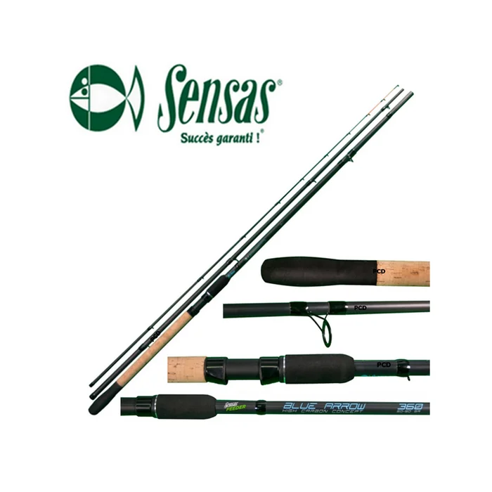 CANNE FEEDER SENSAS BLUE ARROW 12 PIEDS MEDIUM