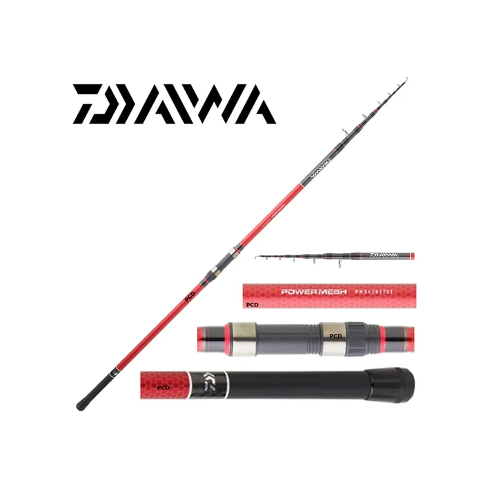 CANNE MER DAIWA POWERMESH TELE SURF 4M50 100-250G