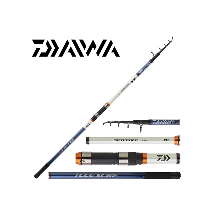 CANNE MER DAIWA SPITFIRE TELE SURF 4M20 70-150G